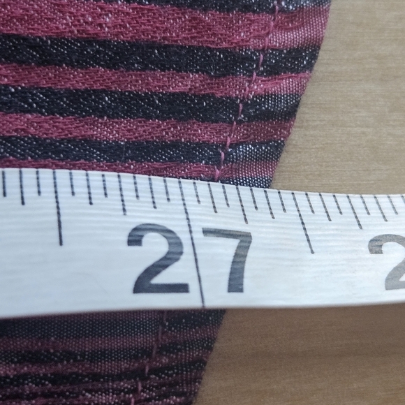Robert Graham Classic Fit Smoked Wine Striped Flip Cuff Button-up L/S Shirt SM - Picture 7 of 12